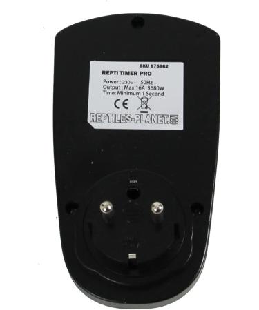 Reptiles-Planet Electronic Timer for Repti Timer Pro - Essential Terrarium Mist Maker in Black | International Shipping Available - Buy Online on GoSupps.com