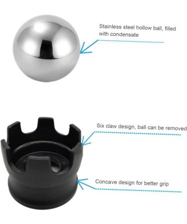 Minkissy 2-Piece Hot & Cold Stainless Steel Massage Ball Set | Portable Facial & Body Massager | Cooling & Rolling Therapy - Buy Online on GoSupps.com