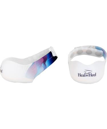Adjustable Heal A Heel Silicone Cups for Cracked Heels - Durable and Comfortable | Pack of 2 Silicone Socks included for Cracked Feet Treatment - Buy Online on GoSupps.com
