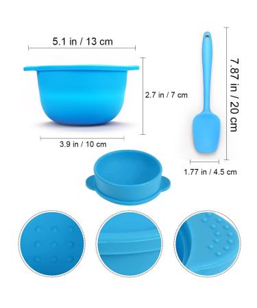 Spare Silicone Bowl & Spatula Kit for Wax Warmer - Nonstick, Easy Clean, Reusable Accessories for Hair Removal Waxing - Buy Online on GoSupps.com
