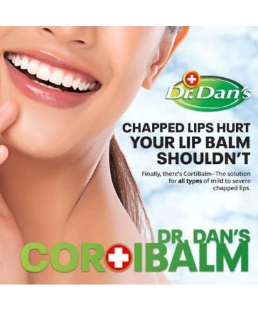 Dr. Dan's Cortibalm for Dry Cracked Lip - 1 Pack - Healing Lip Balm for Severely Chapped Lips - Designed for Men Women and Children - Buy Online on GoSupps.com