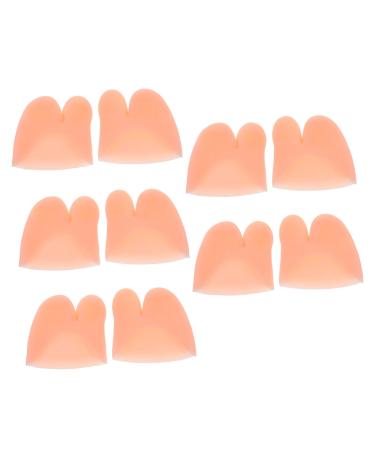 5 Pairs Dance Toe Protector Shoe Filler Silicone Forefoot Protectors Silicone Toe Caps Ballet Toe Caps Toe Pouch Cushions of Foot Covers of Foot Cushions Insole Heel Ballet Shoes