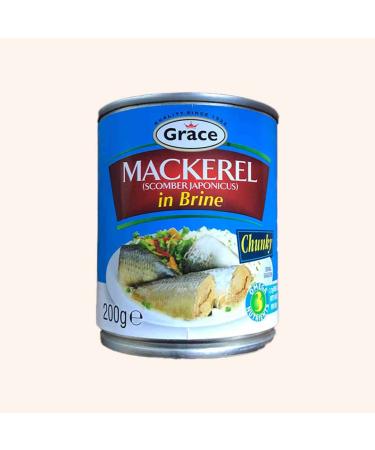 2 x Grace Mackerel in Brine 12 x 200g