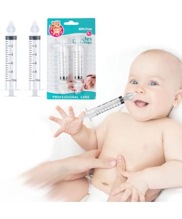 Nasal Shower Yutou 10ml Syringe - Safe Nose Cleaner for Newborns & Children | 4-Piece Set with Reusable Silicone Tip - International Shipping - Buy Online on GoSupps.com