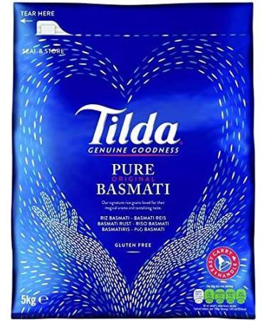 TILDA Rice Discovery Duo: Basmati Long Pure Original Rice 5 kg + Jasmine Scented Rice 5 kg - Gluten Free - Buy Online on GoSupps.com
