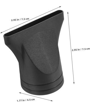 Beavorty 4pcs Hair Dryer Accessories Dryer Parts Hair Dryer Nozzle Hair Dryer Replacement Parts Black Plastic - Buy Online on GoSupps.com