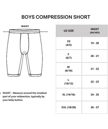 Real Essentials 5 Pack Youth Boys' Compression Shorts - Performance Boxer Briefs Set 2 (4-20) - Small - Buy Online on GoSupps.com