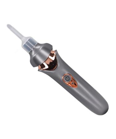 Portable Rechargeable Electric Ear Wax Cleaner - Low Noise Soft Tip Vacuum - LED Ear Wax Remover for Home Use in Black - Buy Online on GoSupps.com
