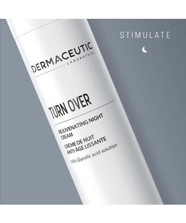Dermaceutic Turnover - Rejuvenating Night Cream - Anti Aging cream with Glycolic acid - Exfoliating regenerating and age defense face cream - 40ml - Buy Online on GoSupps.com