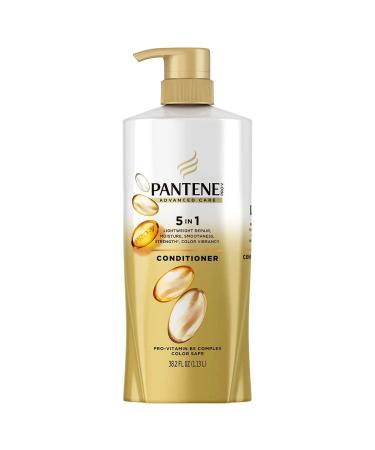 Pantene Advanced Care Conditioner 5 in 1 Moisture Best Conditioner for Smooth Lightweight Strong and Color Vibrant Hair 38.2 Ounce (Pack of 2) 38.2 Fl Oz (Pack of 2)