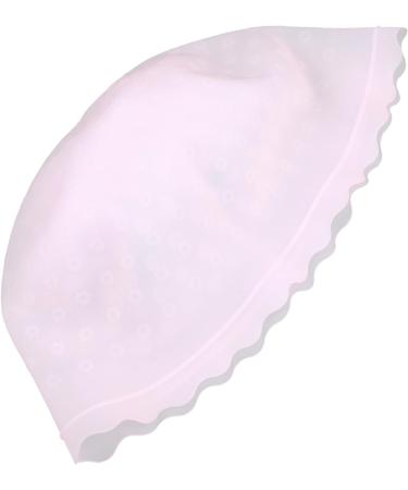 FRCOLOR 5pcs Silicone Highlighter Cap Salon Hairdressing Tools Salon Hair Caps Salon Hair Highlighting Hat Highlight Cap for Hair with Hook Coloring Pink Translucent Headgear - Buy Online on GoSupps.com