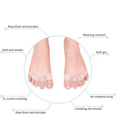 KIMISS Bunion Pads - Toe Separators for Men and Women - Correct Bunions & Restore Toes - Easy Wear in Shoes - Toe Spacers & Stretchers - Buy Online on GoSupps.com