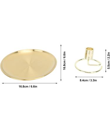 Moxa Coil Holder - Removable Stainless Steel Moxa Stick Storage Base for Home (GOLD) - International Shipping Available - Buy Online on GoSupps.com