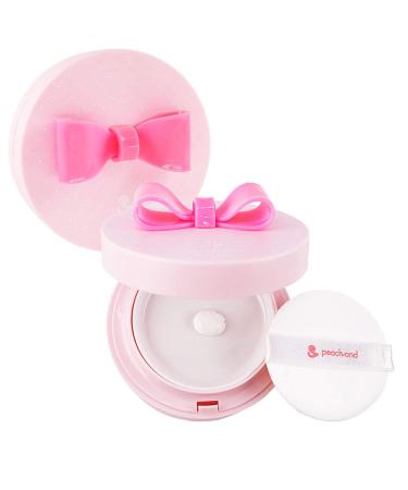 peach and   Baby Kids Sun Cushion SPF50+ PA+++ 15g | Travel Size Sunscreen Cushion Compact for Sensitive Skin  Damaged Skin (Pink Ribbon)