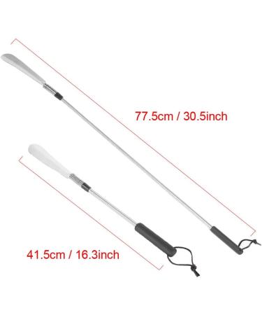 Long Handled Shoe Horn (16.3 Inch) - Metal Shoehorn for Men, Women, Kids - Extended Reach Assist for Seniors, Disabled - Dressing Aid, Sock Remover - Buy Online on GoSupps.com