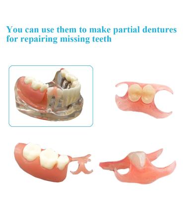 Denture Repair Kit for DIY Full Denture - Gum Material and Resin Teeth Included - Buy Online on GoSupps.com