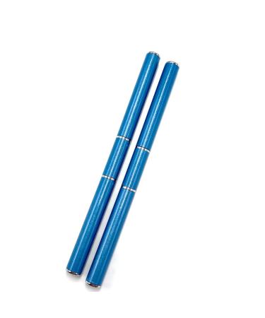 2 Pack Polygel Brush and Picker - Stainless Steel Dual-Ended Design for PolyGel and Acrylic Nails - Lake Blue - Buy Online on GoSupps.com
