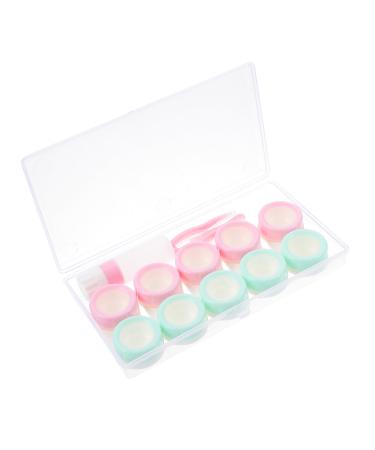 Homsfou 1 Set-Box Contact lens container Contact Lenses Case-Organizer Contact Linse Foundation Cliphalter Fuckettes-Kit Eye Care Care Considerment Accessories Suite