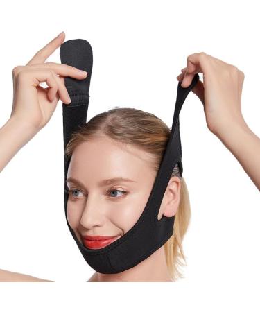 Chin Strap for Anti Snoring - Breathable CPAP Solution | Reduce Snoring Non-Stick Hair - Black - Buy Online on GoSupps.com