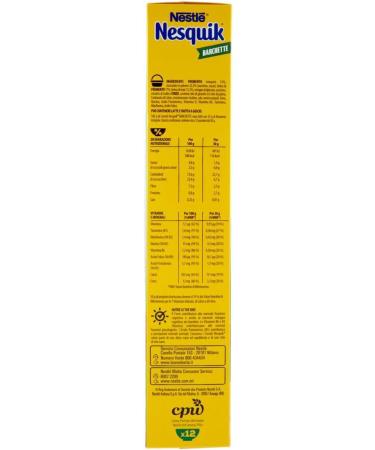  Italian Gourmet E.R. NESQUIK NESTL Nesquik Choco Waves 375 GR Set of 6 crispy chocolate muesli + Italian pulp Gourmet 400 g - Buy Online on GoSupps.com