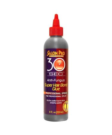 Salon Pro 30 Sec. Super Hair Bond Glue Professional Speed, 8 Ounce