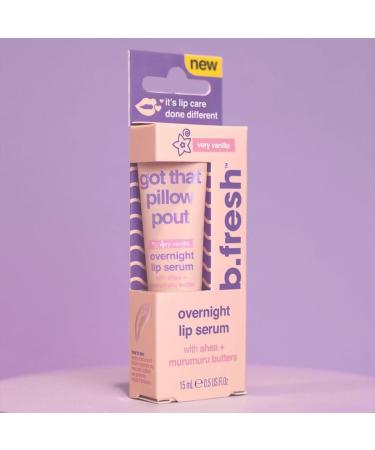 b.fresh Overnight Lip Serum | Got that Pillow Pout - Deep Hydrating Lip Mask Enriched with Shea Butter Vanilla Flavored Moisturizer .5 Fl Oz - Buy Online on GoSupps.com