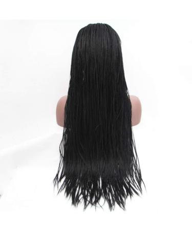 SHIYID Color Synthetic Braided Lace Front Wigs for Women - Heat Resistant 18 inch Premium Braid Wig - Buy Online on GoSupps.com