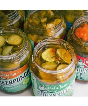 SuckerPunch Gourmet Dill Pickle Spears 24oz - 2-Pack Classic Flavor - Buy Online on GoSupps.com