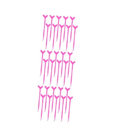 FRCOLOR 30 Pcs False Eyelash Y-shaped Brush Lash Comb Lash Perm Separator Fake Eyelashes Pick a Needle mediumx3pcs