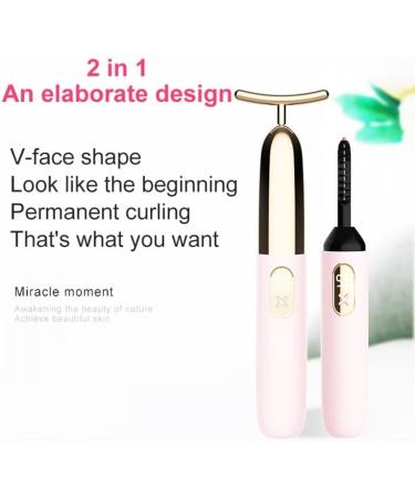 Mini Eyelash Curler Electric 2 in 1 USB Chargable Lightweight Portable Lash Curler Made from Plastic Materials - Buy Online on GoSupps.com