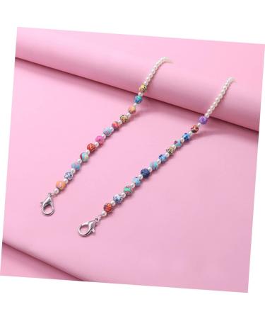 FOMIYES 2pcs Anti-Drop Chain for Glasses | Stylish Reading Glasses Accessory with Artificial Pearl | International Shipping Available - Buy Online on GoSupps.com