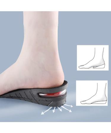 2 Pcs Height Increase Heels - Cushioned Shoe Insoles & Heel Lift Inserts for Men | Comfort & Support - Buy Online on GoSupps.com
