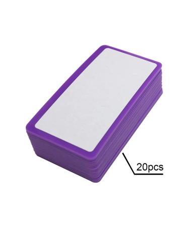 VNC 20Pcs 12X6cm Nail Art Soft Stamping Protective Shell Plastic Holder Stamper - A-Purple - Buy Online on GoSupps.com