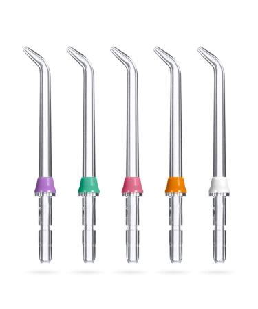 5 PCS Replacement Classic Jet Tips for Waterpik Water Flossers and Other Oral Irrigators