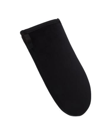 MERRYHAPY Self Tanner Glove Mitt Back Applicator for Body Lotion Plush Easy to Use Safety Tanning Glove Black