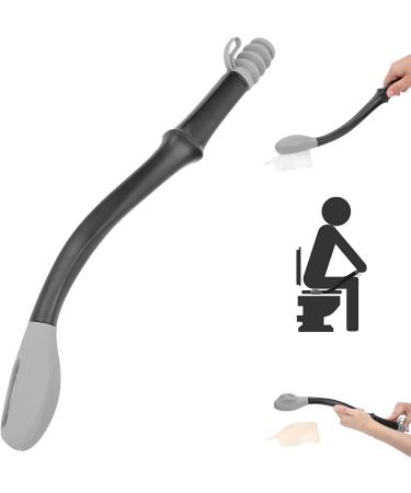 Throom Buddy Adjustable Wiping Aid for Obesity - Comfort toilet aid with Long Reach Handkerchiefs & Toilet Paper Sprays - Gray - Buy Online on GoSupps.com
