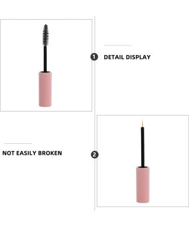 OHPHCALL 12 Pcs Eyeliner Stick Makeup Travel Containers Eyelash Cream Bottle Transparent Mascara The Pet Pink - Buy Online on GoSupps.com