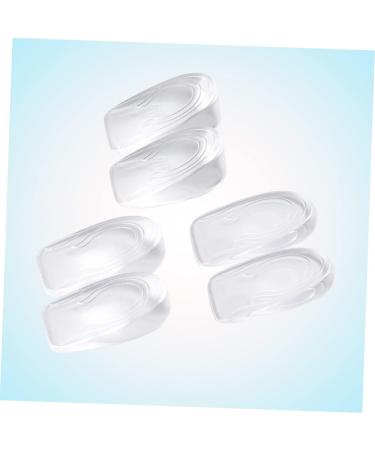 NOLITOY Gel Shoe Inserts - 9 Pairs Breathable Silicone Comfort Insoles for Heel Lift & Cushioning - Invisible Clear Insoles for All Shoes - Buy Online on GoSupps.com
