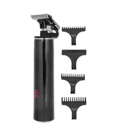 Hair Trimmer Waterproof Electric Trimmer USB Charging for Home for Hair Salon(Black)