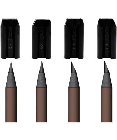 Duckbill-Shape 4 in 1 Eyebrow Pencil Shaper & Sharpener | Eye Makeup Tool - Buy Online on GoSupps.com