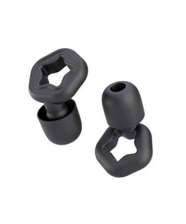 Noise-canceling Earplugs - Soft Earplugs for Sleeping Swimming - Reusable and Easy to Clean Ultimate Noise Isolation Enjoy Quiet Moments(Black)