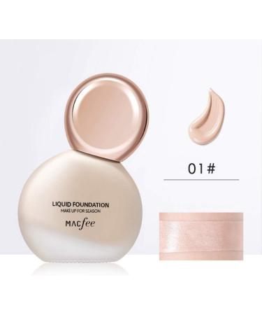 Allbestaye Liquid Foundation Concealer Cream Matte Long Lasting Waterproof Makeup Base - Buy Online on GoSupps.com