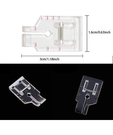 1/4 Inch Quilting Patchwork Presser Foot Set for Low Shank Sewing Machines - 2 Pack - Buy Online on GoSupps.com