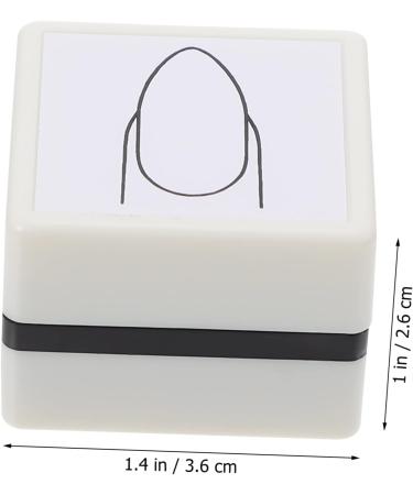 Ipetboom Nail Practice Stamp Compact Stamper Nail Art Salon Practice Supply Practice Stamper Nail Art Painting Stamper Nail Art Supply Silicone Nail Stamper White Manicure Mold Plastic - Buy Online on GoSupps.com