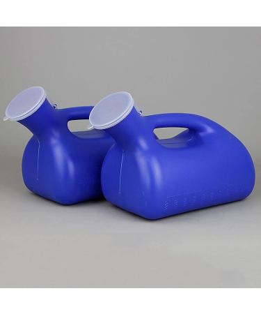 (2 Packs Urinals- Urinals for Men Spill Proof Portable Plastic Material Reusable Easy Cleaning for Incontinence Elderly Child Anyone Who's Bedridden Long-Distance Bus Drivers Happy - Buy Online on GoSupps.com