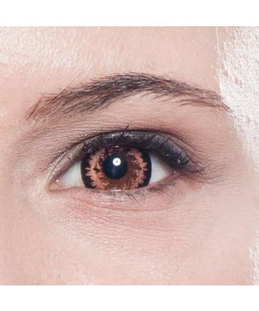 Matlens Colored Contact Lenses | Braun Big Eyes Circle Lenses | Trendy & Comfortable | Venus NPW-A26 | Includes 2 Lentils & Care Kit | International Shipping - Buy Online on GoSupps.com
