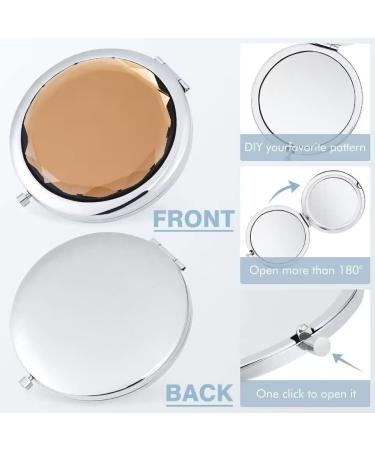 Cuskena Getinbulk Compact Mirror Set - Round Makeup Mirror for Purse - Pack of 12 Pcs (12-Color) - Buy Online on GoSupps.com