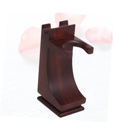 Beavorty 2-St Brush Holder & Electric Razor Stand | Wooden Shaving Tool Storage for Men | Premium Beard Grooming Accessory - Buy Online on GoSupps.com