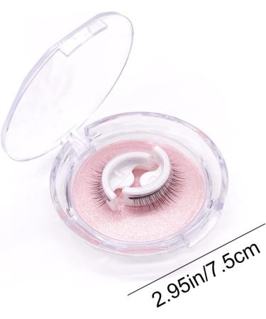 Reusable False Eyelashes Artificial Fiber Fake Eyelashes Self Adhesive Fake Lashes for Women - Buy Online on GoSupps.com