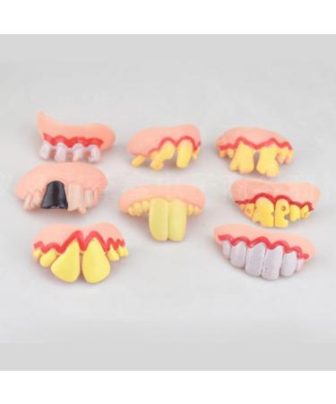 Buy Eitz NGXQ Funny False Teeth | Halloween Cosplay Props & Decoration Accessories - International Shipping Available - Buy Online on GoSupps.com